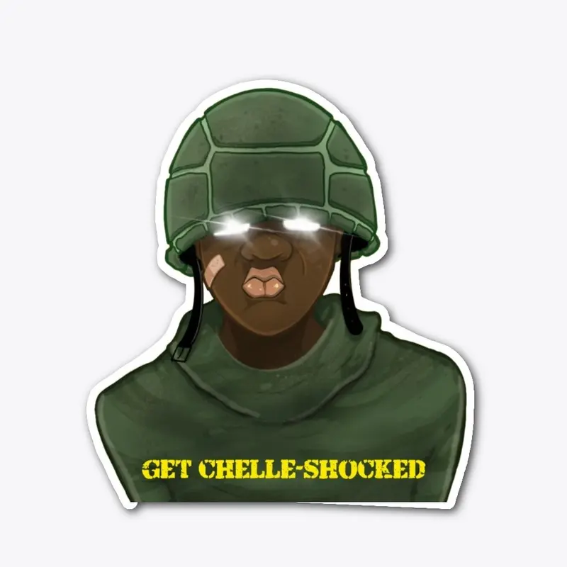 Get Chelle-Shocked Die Cut Sticker